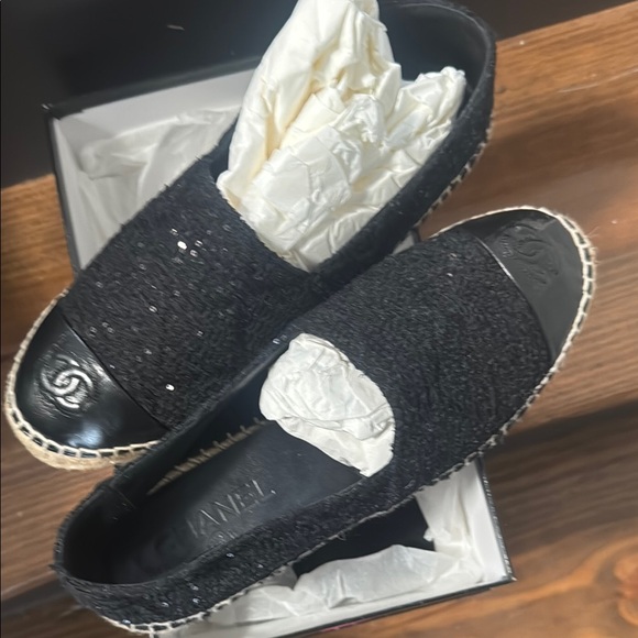 Chanel Black Espadrilles - Picture 4 of 4